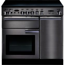 Rangemaster Professional+ 90cm  Electric 85850 Range Cooker in Stainless Steel with Induction Hob
